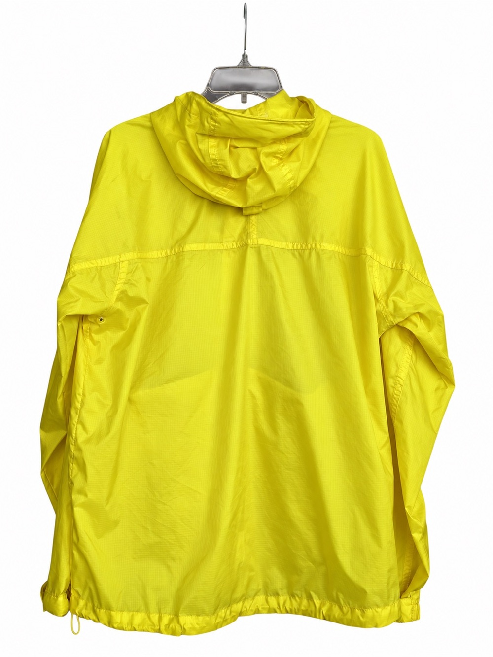 Lands' End Yellow Hooded Rain Jacket size M